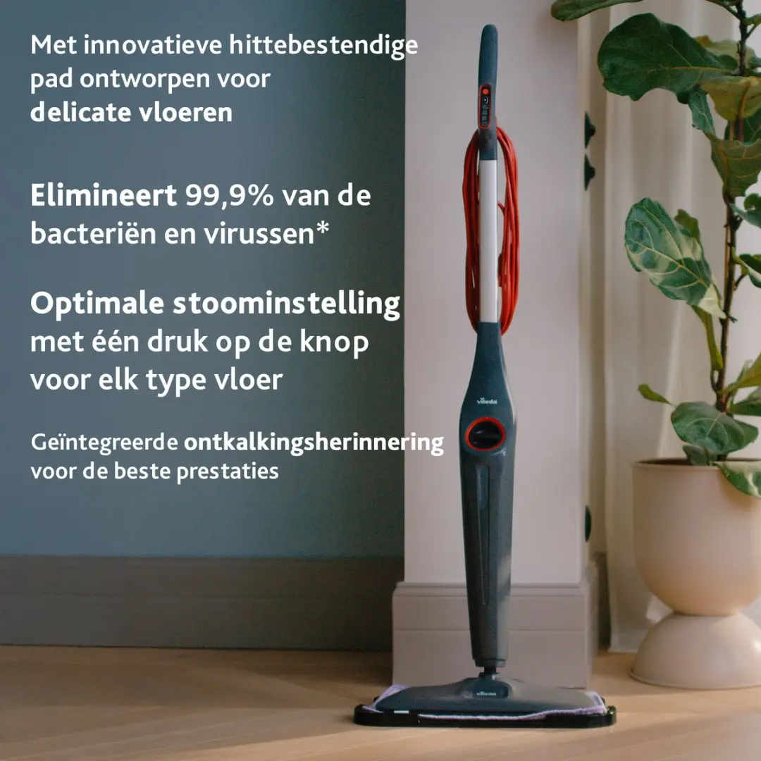 Vileda Steam Plus Pro XXL Stoomreiniger 1550W - 40L