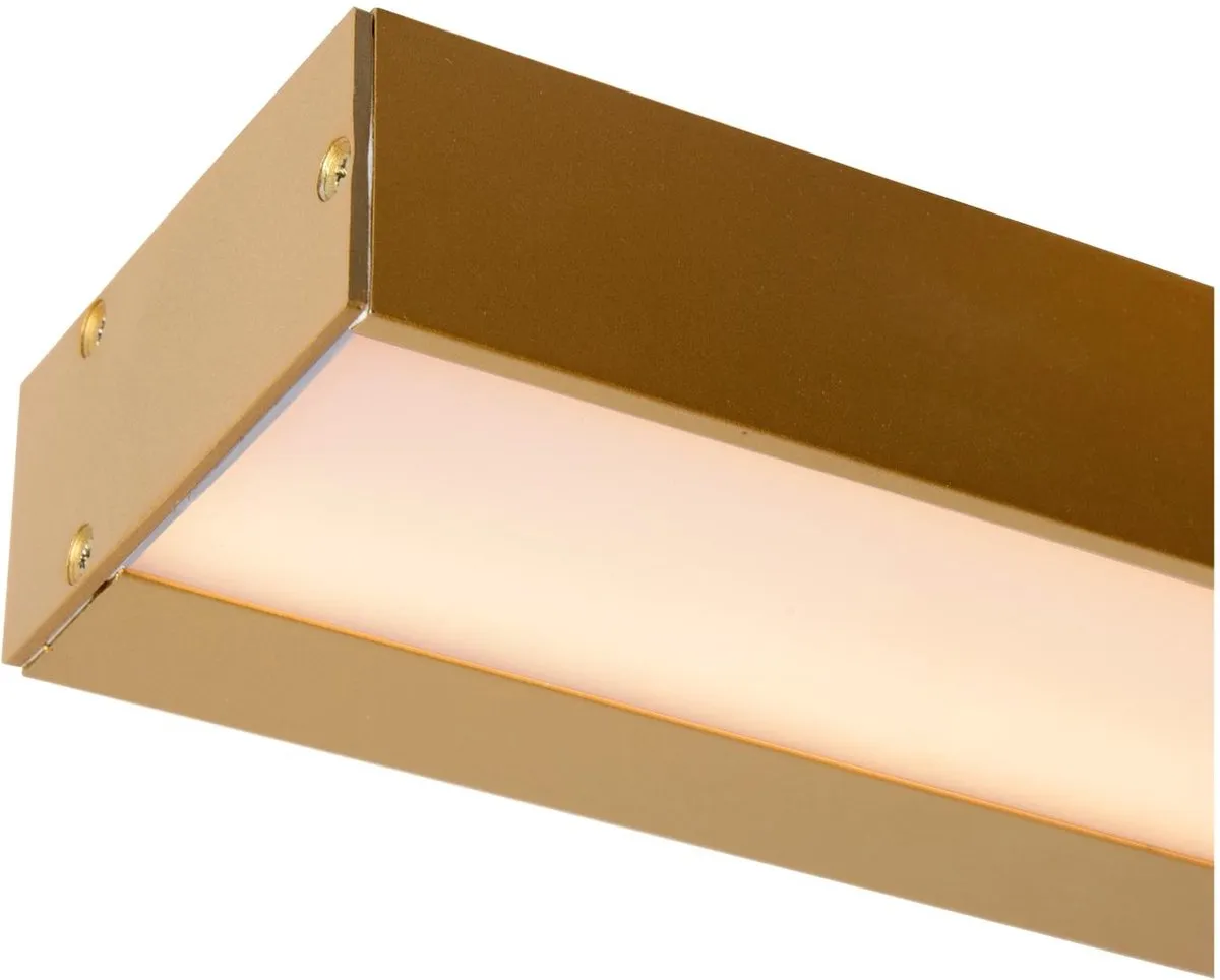 Lucide ALEXA Wandlamp Badkamer LED 8W IP44 Mat Goud/Messing