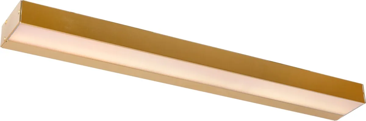 Lucide ALEXA Wandlamp Badkamer LED 8W IP44 Mat Goud/Messing