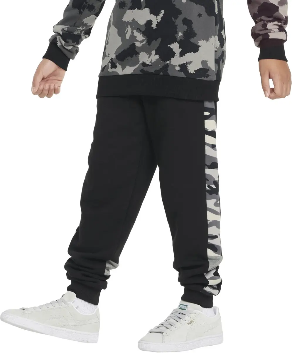 PUMA Junior ESS+ Camo Joggingbroek