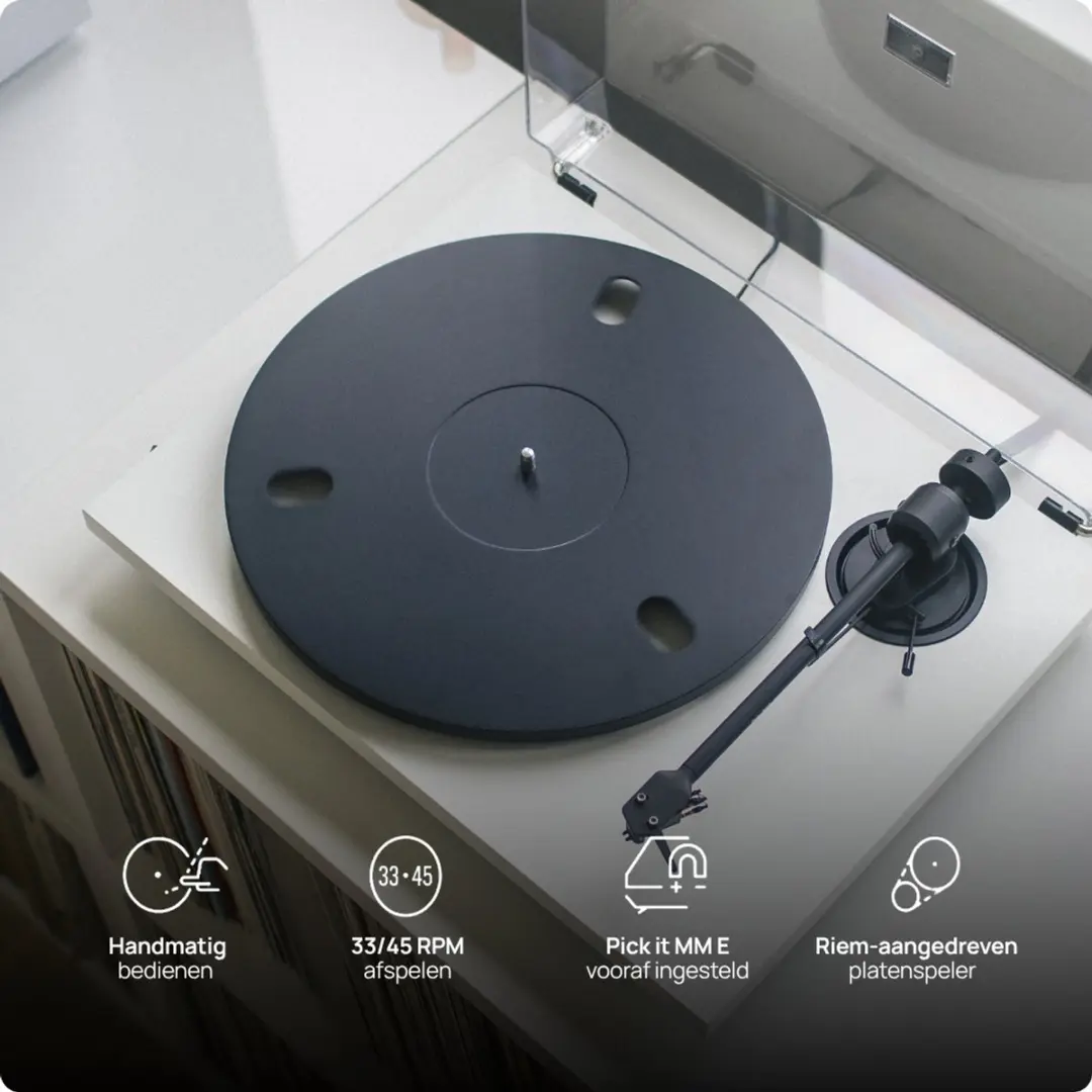 Pro-Ject E1.2 BT Platenspeler - Walnoot