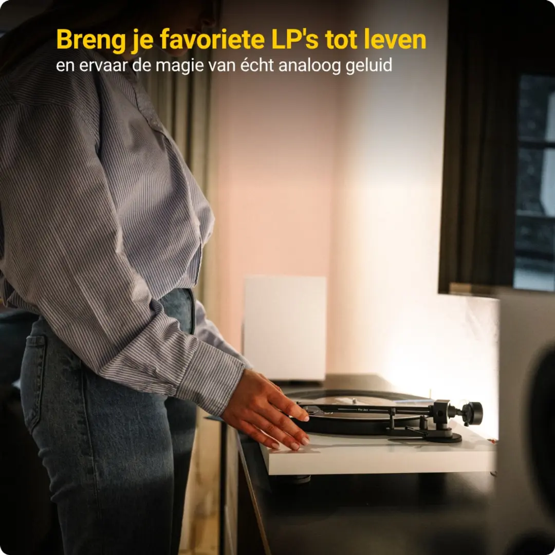 Pro-Ject E1.2 BT Bluetooth Platenspeler - Wit