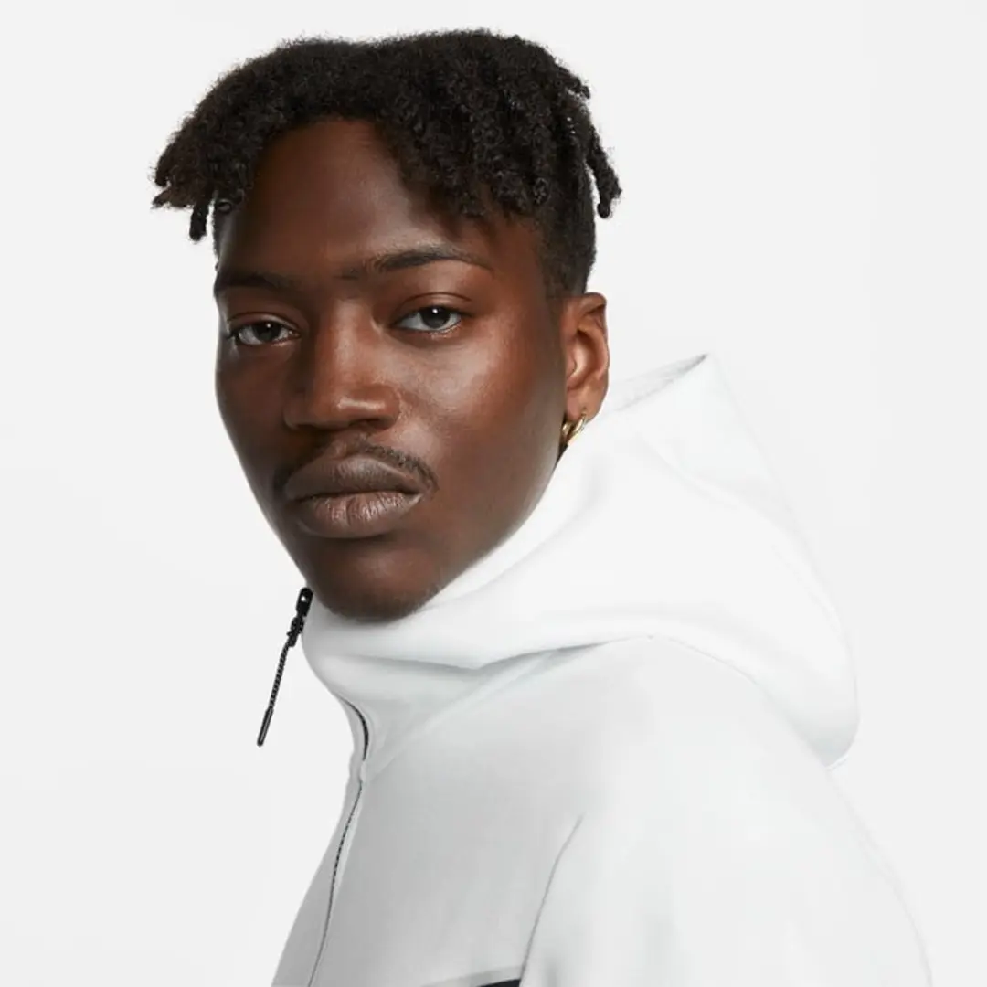 Nike Sportswear Tech Fleece Full-Zip Hoodie M - Summit White/Black