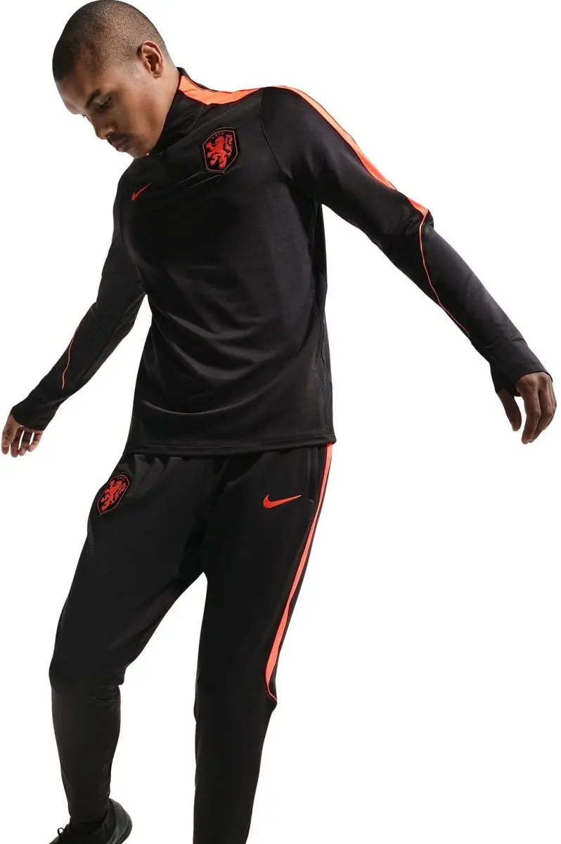 Nike Trainingsbroek IB5346-010 - XXL - Zwart/ Oranje
