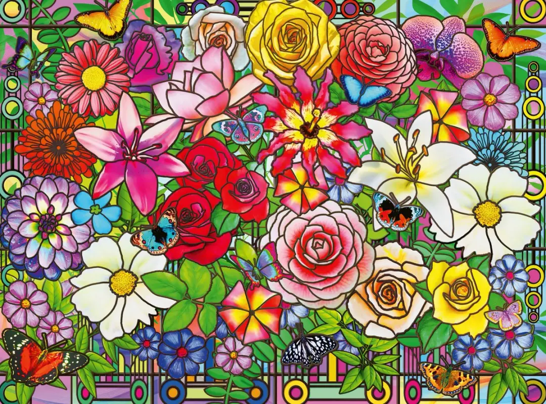 Ravensburger Bloemen Wellness Puzzel 100 Stuks - Meerkleurig