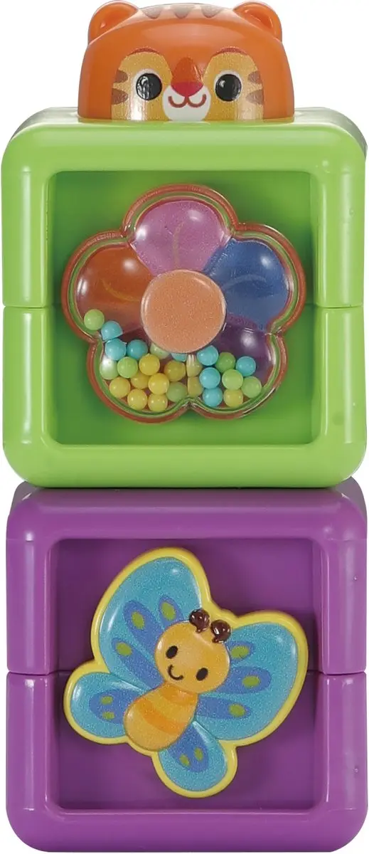 VTech Baby Stapel & Ontdek Blokkenset - Meerkleurig - afbeelding 6 van 6