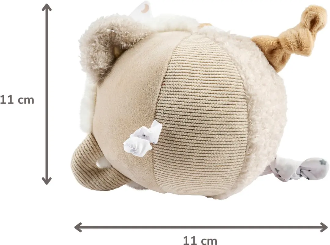Nattou Lapidou Knuffel Activiteitenbal 15cm - Beige