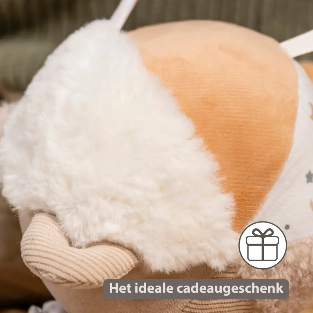 Nattou Lapidou Knuffel Activiteitenbal 15cm - Beige