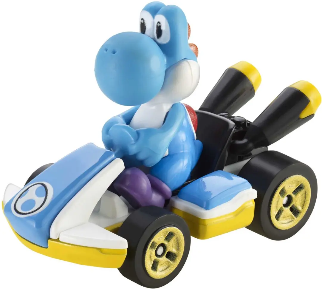 Hot Wheels Mario Kart Yoshi 1:64 Racebaanauto