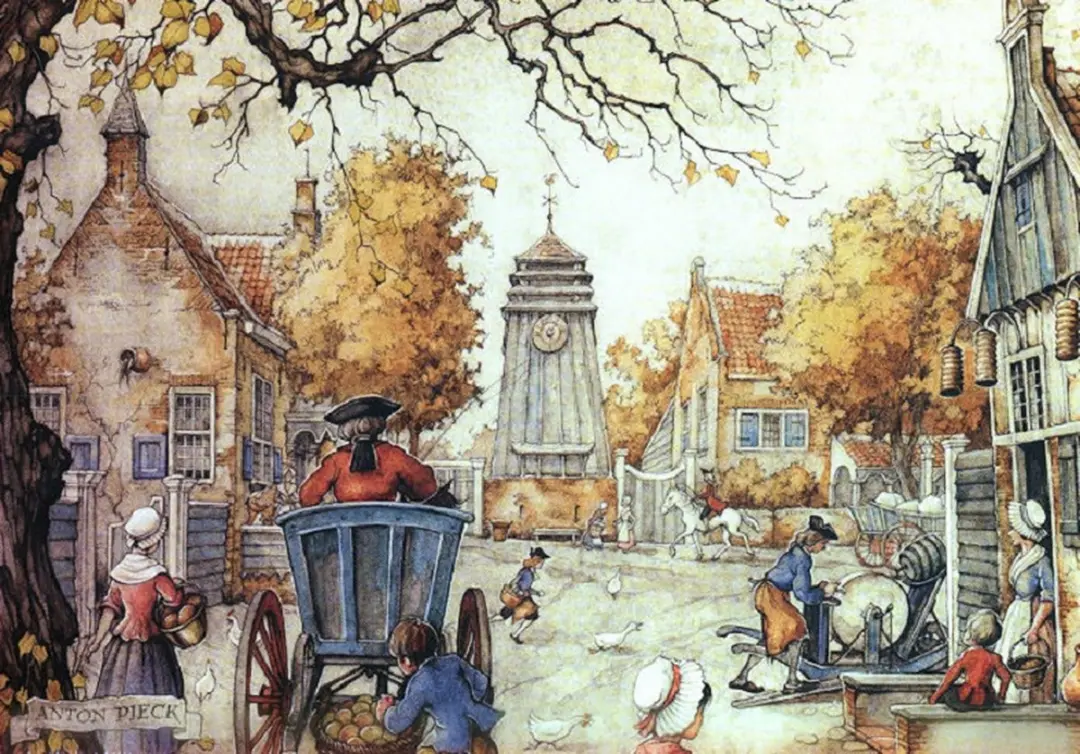 Jumbo Anton Pieck The Village Square Puzzel 950 Stuks