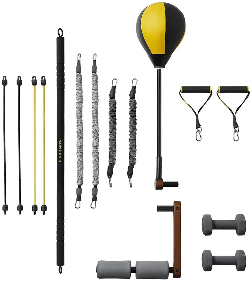 Xiaomi Kingsmith FBB1C Bodybuilding Touwen - 15-delig - Zwart