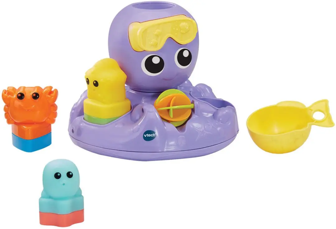 VTech Baby Spetter & Draai Octopus 80-579223 - Meerkleurig
