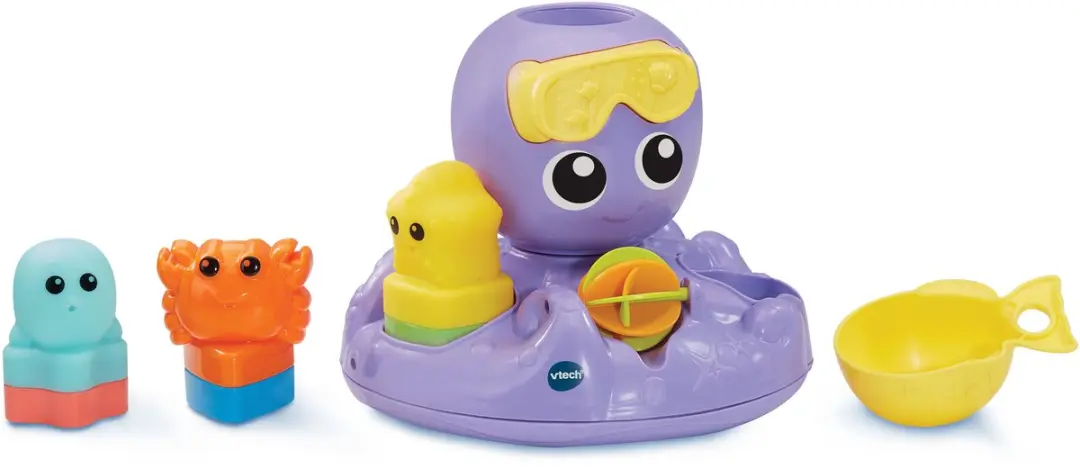 VTech Baby Spetter & Draai Octopus 80-579223 - Meerkleurig