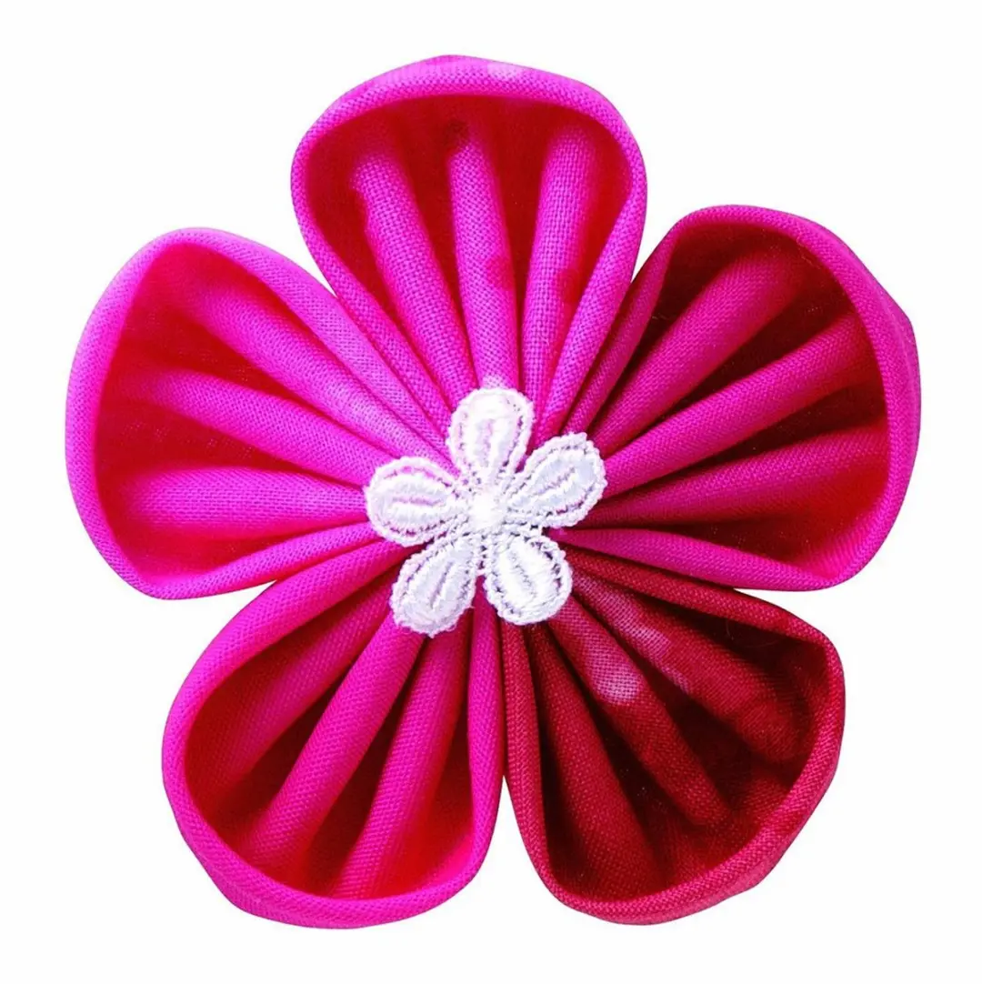 Clover Kanzashi Bloemenmaker Orchid L - Roze/Wit