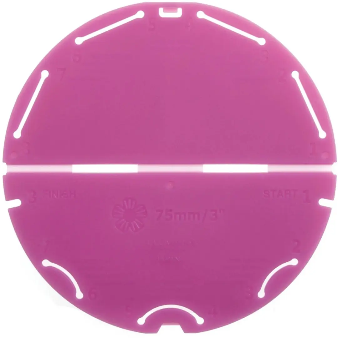 Clover Kanzashi Bloemenmaker Orchid L - Roze/Wit