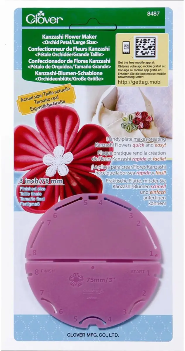 Clover Kanzashi Bloemenmaker Orchid L