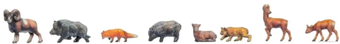 Noch 44543 Bosdieren Figuren Schaal Z