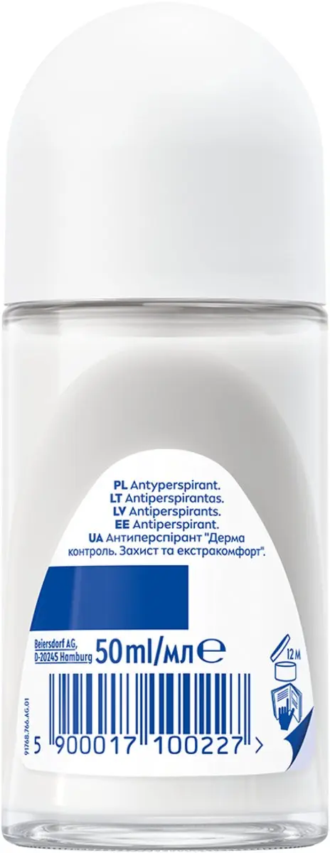 NIVEA Derma Control Antitranspirant Roll-On 50ml