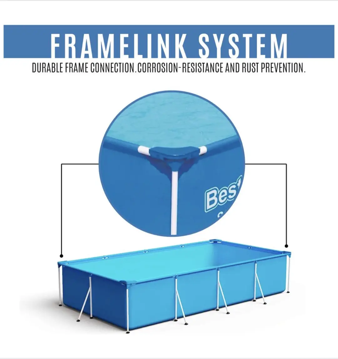 Bestway PRO Opzetzwembad 400x211cm - 5700L - Blauw/Wit