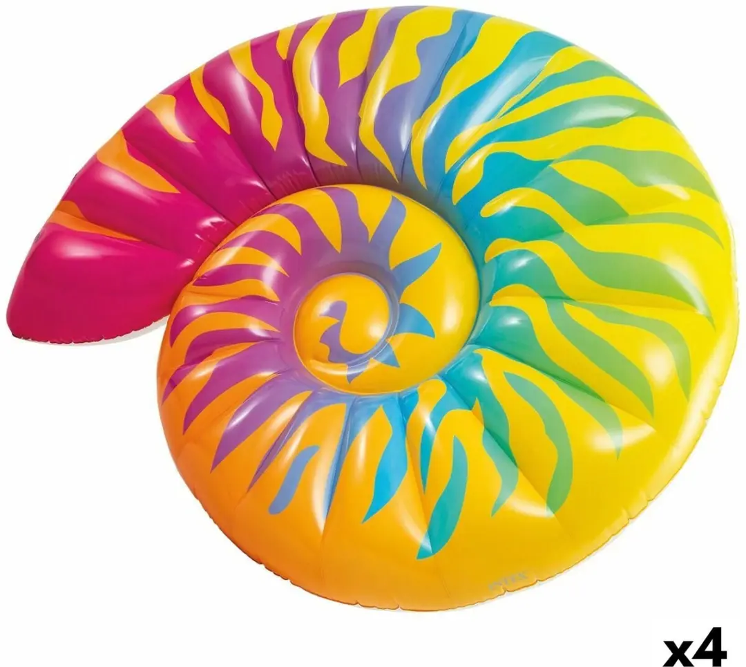 Intex Schelp Opblaasbaar Matras 15,7x25x12,7cm - Multicolor