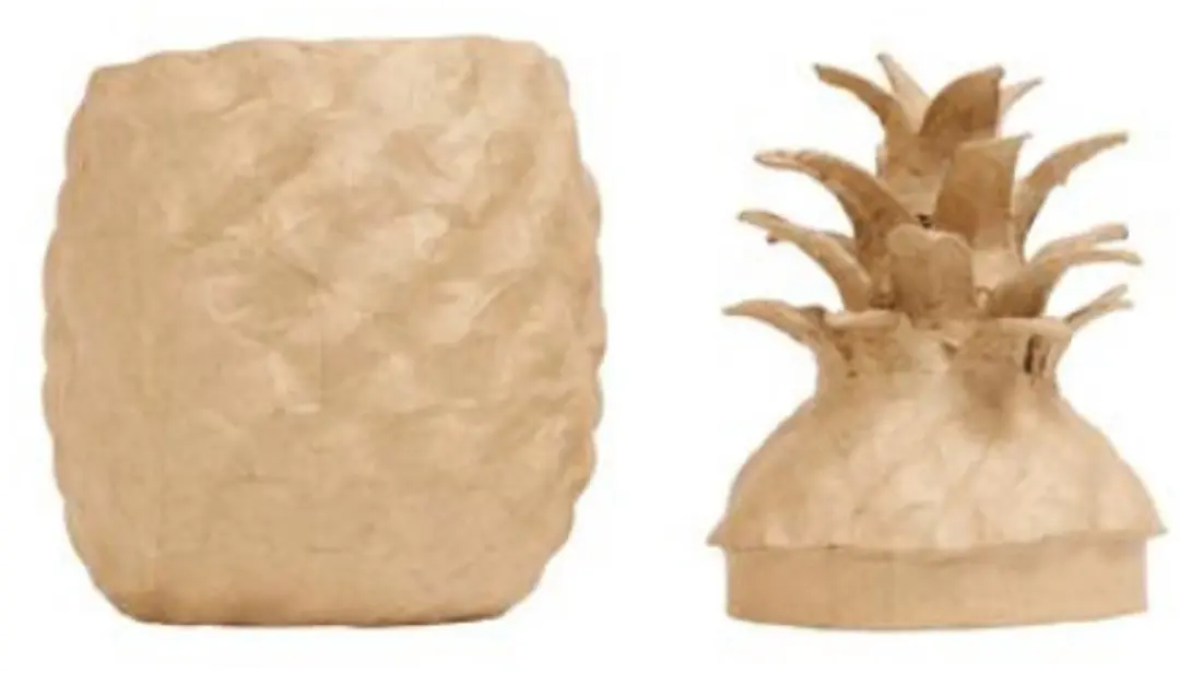 Decopatch Opbergerdoos Ananas - naturel