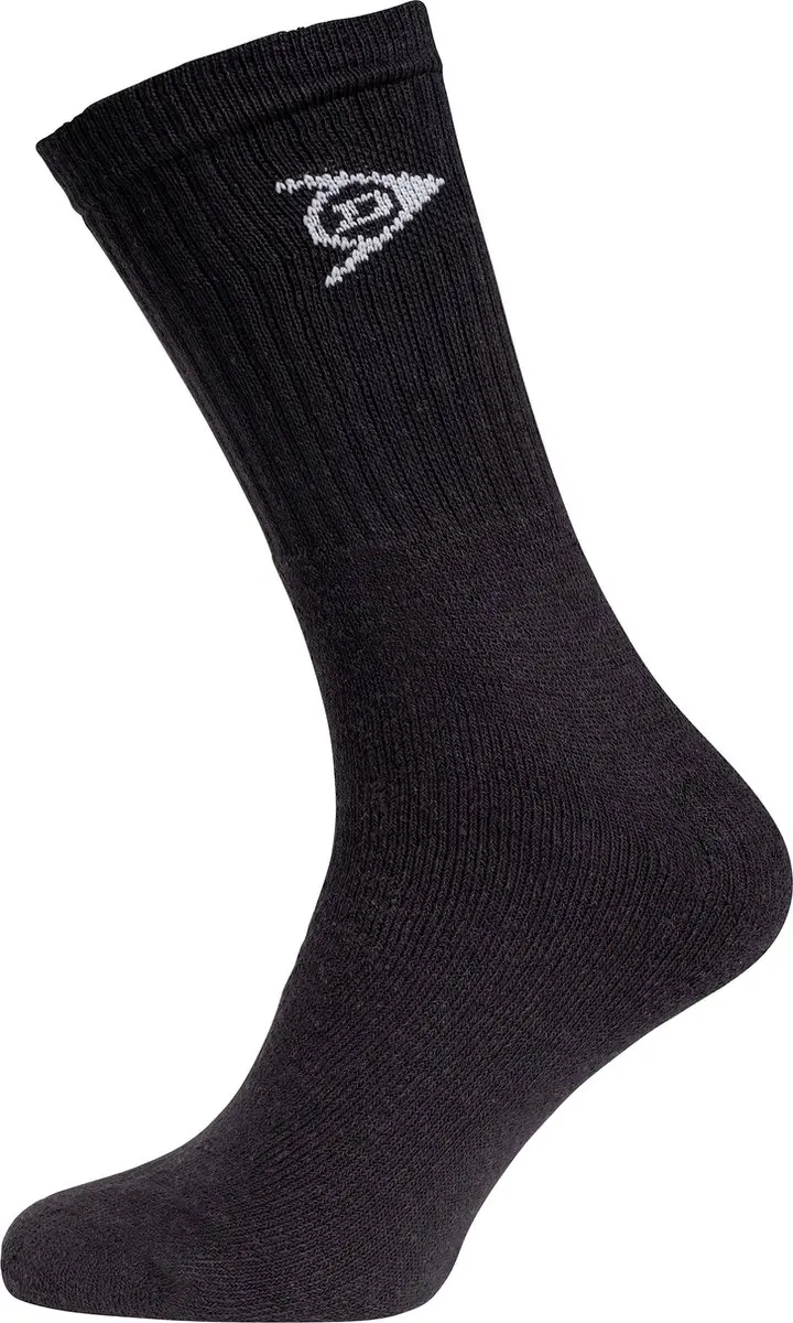 Dunlop Heren Sportsok 5-Pack - Zwart - Maat 41-45