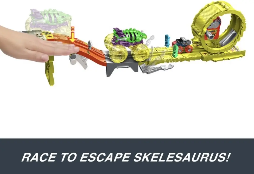 Hot Wheels Monster Trucks Power Smasher Charge Chase - Meerdere kleuren