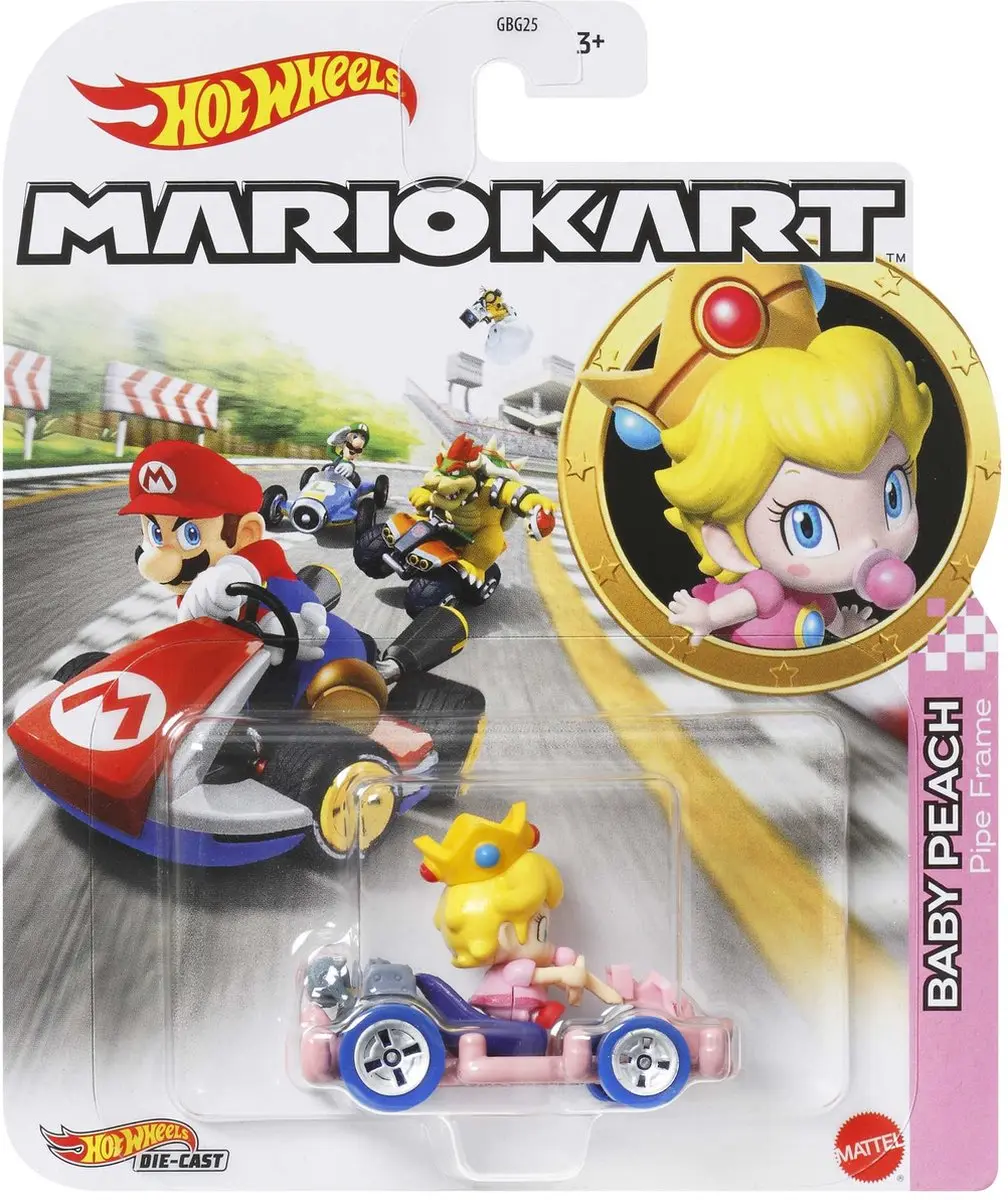 Hot Wheels Mario Kart HDB30 Speelgoedvoertuig - Meerkleurig
