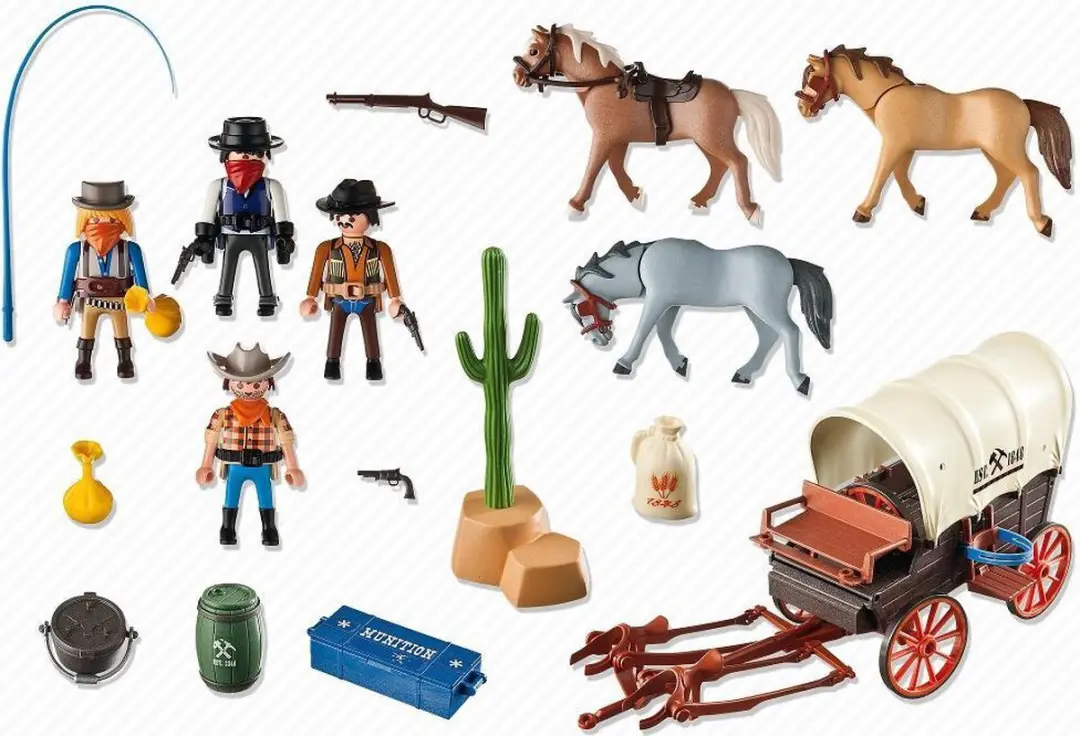 Playmobil Goudtransport 5248 - Meerkleurig - afbeelding 6 van 6