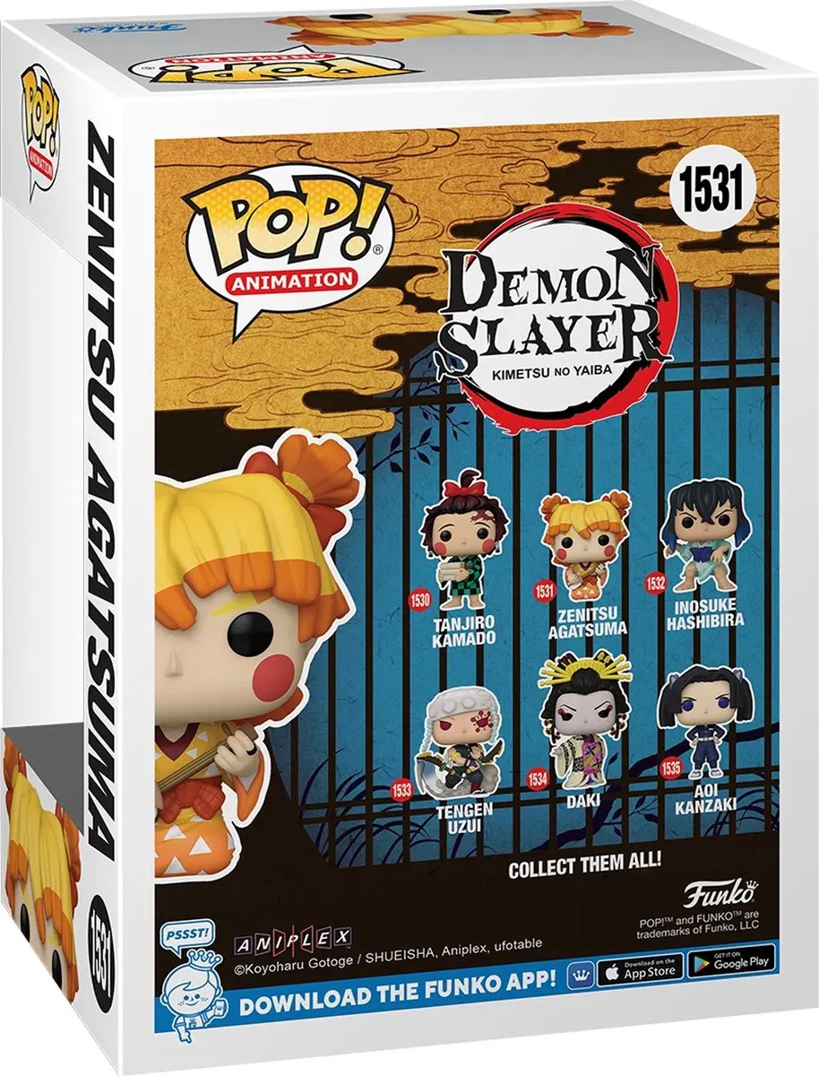 Funko Pop! Demon Slayer Zenitsu Agatsuma - FK75575 - afbeelding 3 van 3