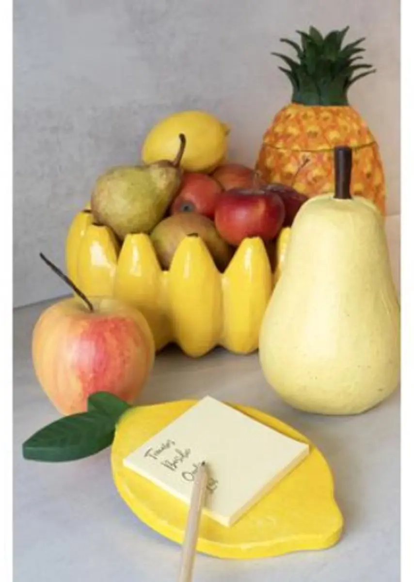 Decopatch Spaarpot Appel - Wit/Natuurlijk