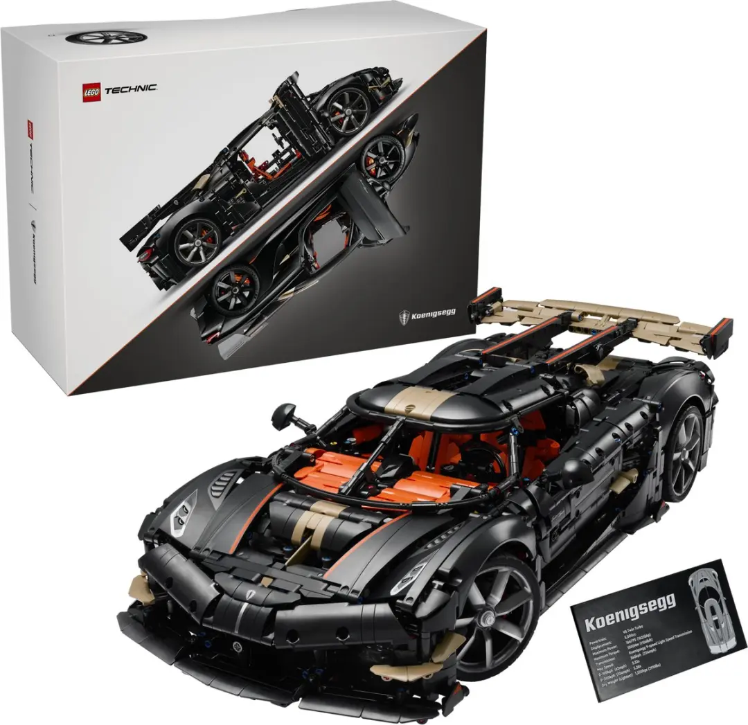 LEGO Technic Koenigsegg Sadair's Spear Megacar 42232 - 4104 Stukken