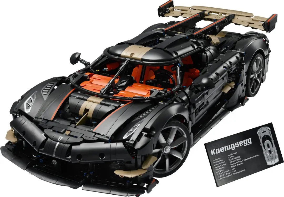 LEGO Technic Koenigsegg Sadair's Spear Megacar 42232 - 4104 Stukken