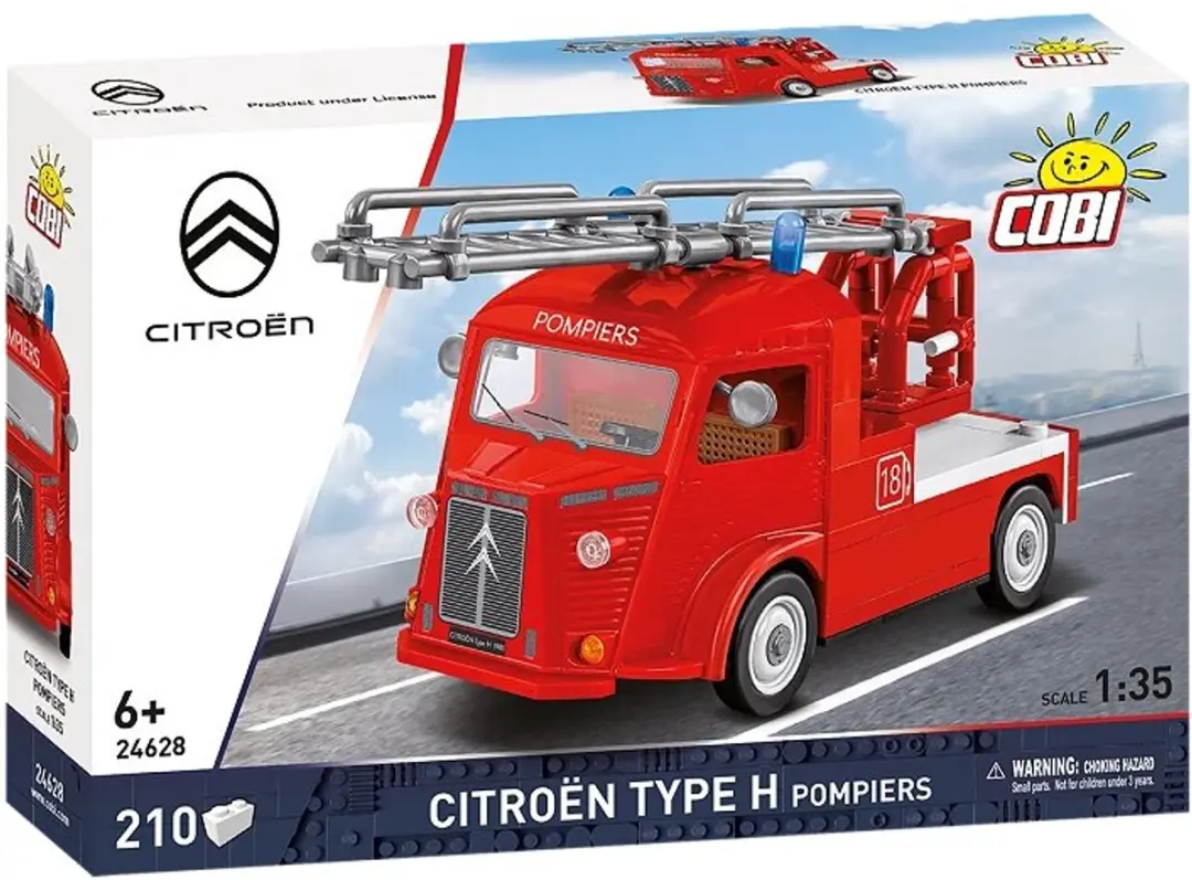 Cobi Citroën Type H Brandweer - 210 Onderdelen - Meerkleurig