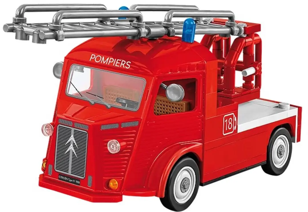 Cobi Citroën Type H Brandweer - 210 Onderdelen - Meerkleurig
