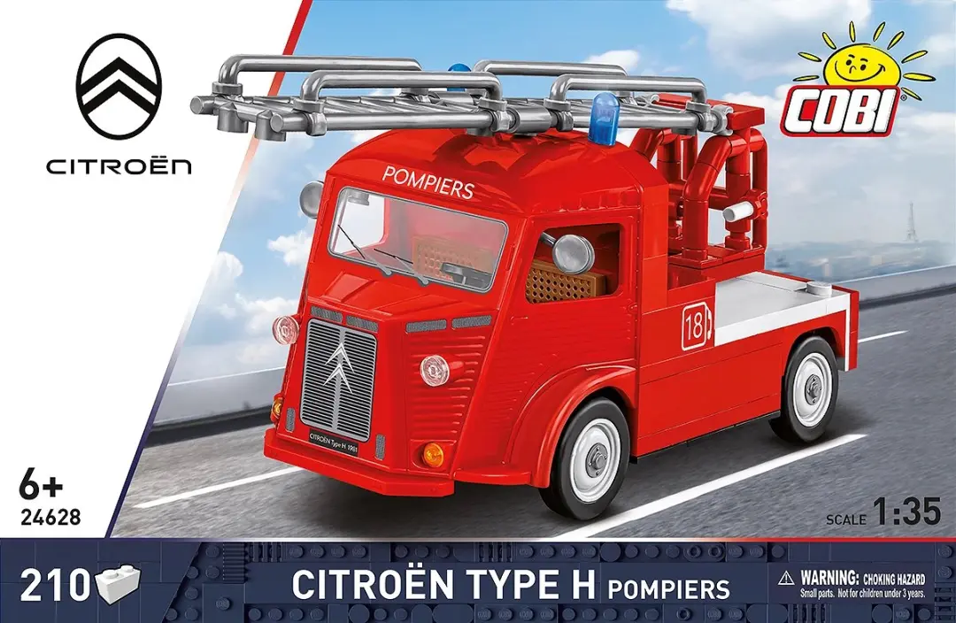 Cobi Citroën Type H Brandweer - 210 Onderdelen - Meerkleurig