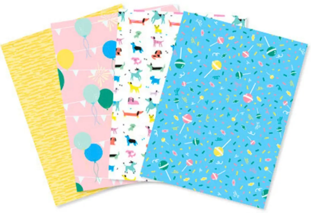 Decopatch Papier Mix & Patch - 4 Kleuren - 4 Stuks - 30x30cm