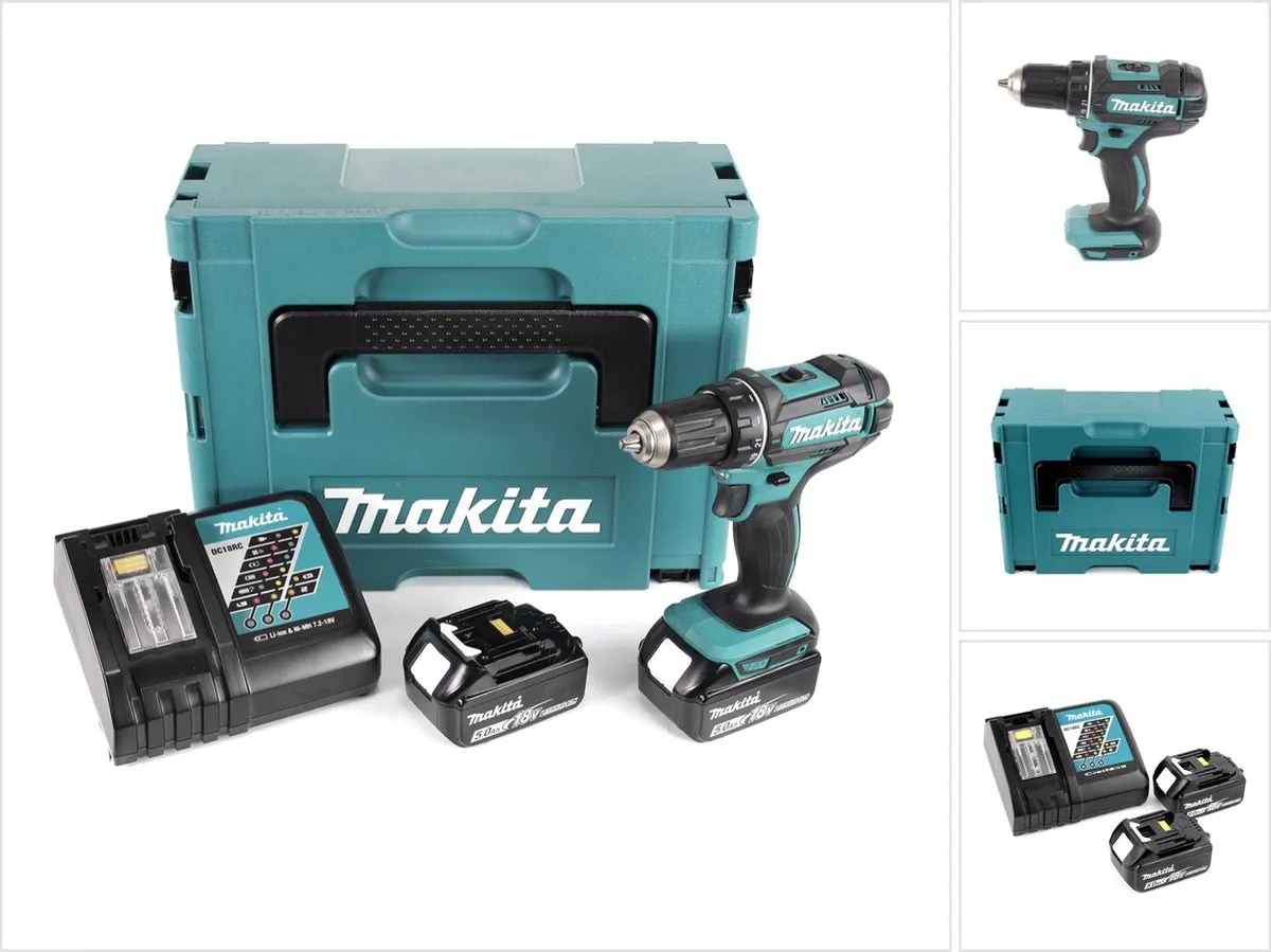 Makita DDF482RTJ Accuboormachine 18V