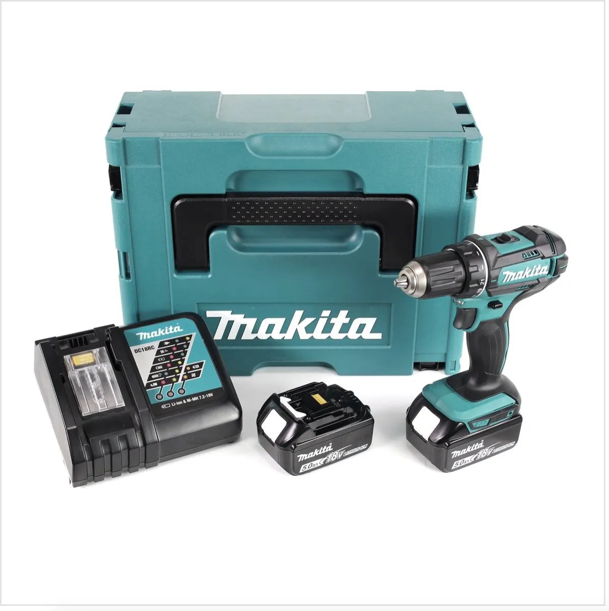 Makita DDF482RTJ Accuboormachine 18V - 62Nm - 2x 5.0Ah
