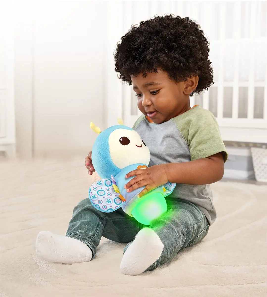 VTech Baby Bedtijd Vuurvliegje Knuffel - Nachtlampje - 50+ Melodieën