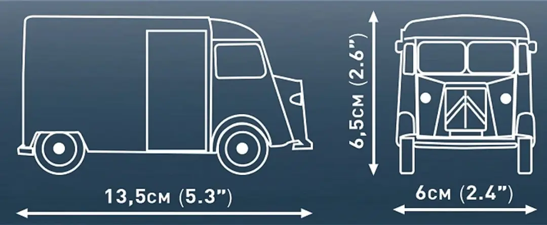 Cobi Citroën Type H 1947-81 Bouwset - 184 Stukken - Meerkleurig