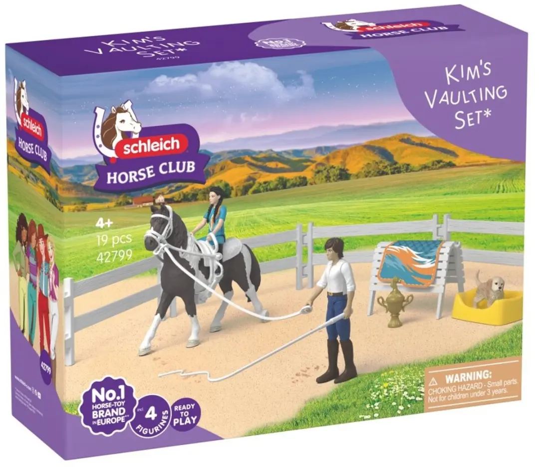 Schleich Kims Voltigeset 42799 - Meerkleurig