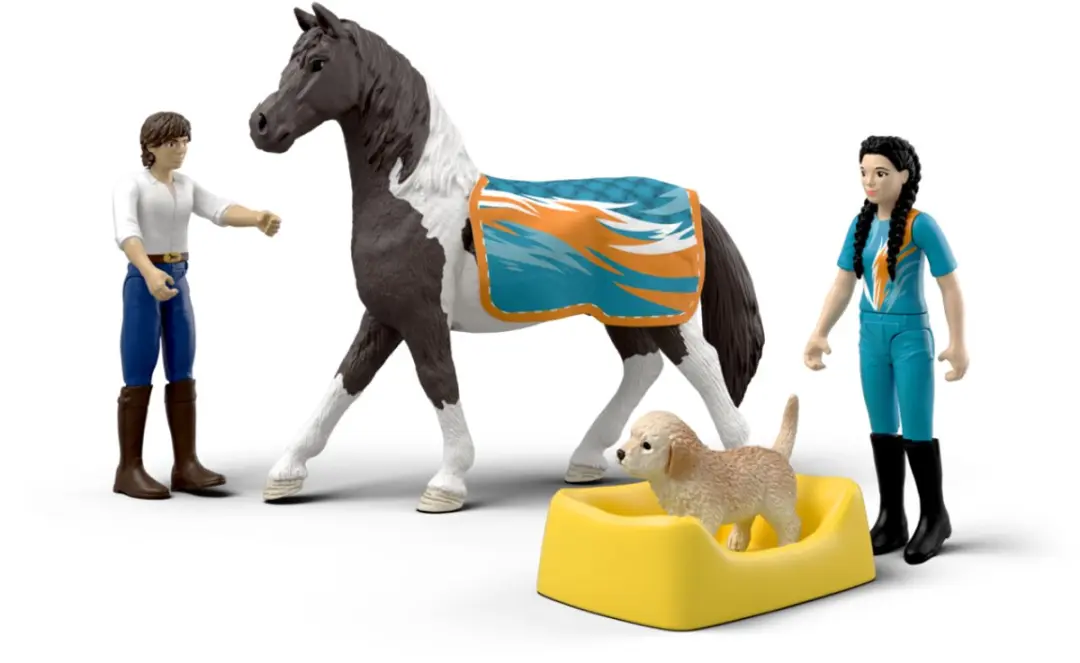 Schleich Kims Voltigeset 42799 - Meerkleurig