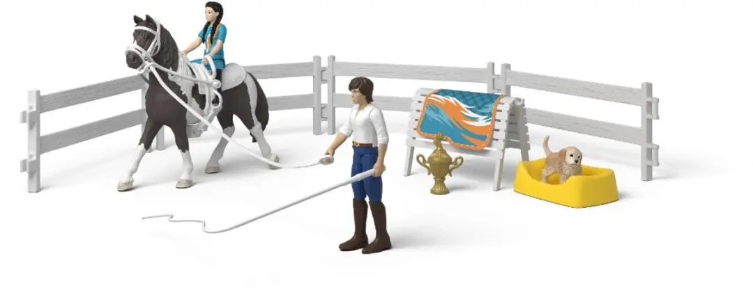Schleich Kims Voltigeset 42799 - Meerkleurig