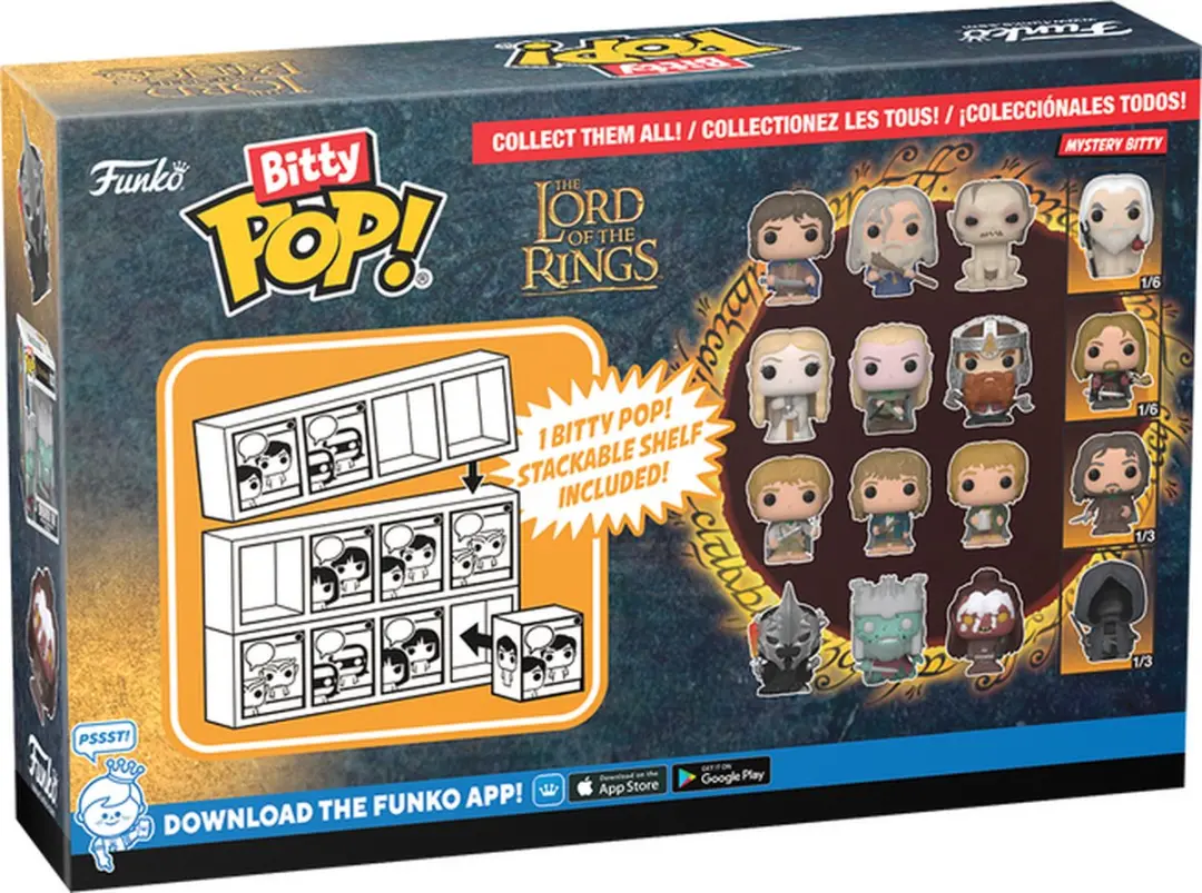 Funko Pop! Bitty The Lord of the Rings 4-Pack Frodo - Multi - afbeelding 3 van 4