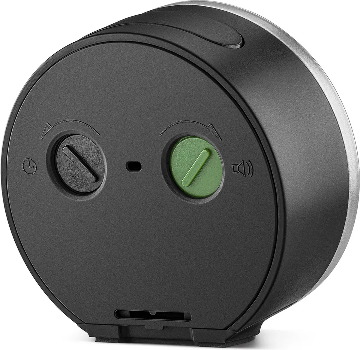 Braun BC12SB Wekker - Zwart/Zilver