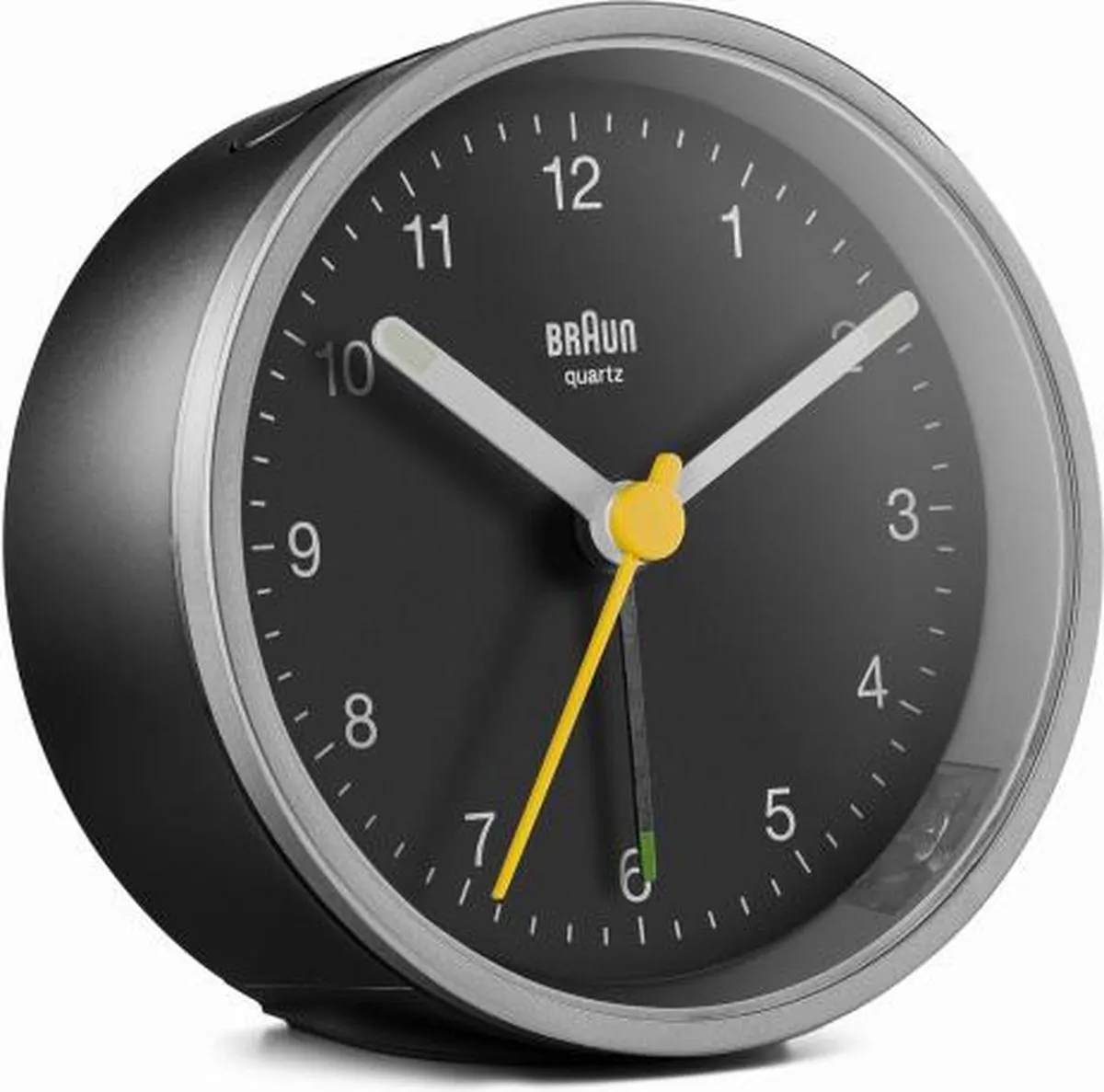 Braun BC12SB Wekker - Zwart/Zilver