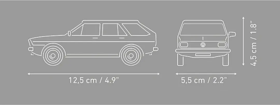 Cobi Volkswagen Passat B1 Variant COBI-24641 - 110 Stukken - Meerkleurig