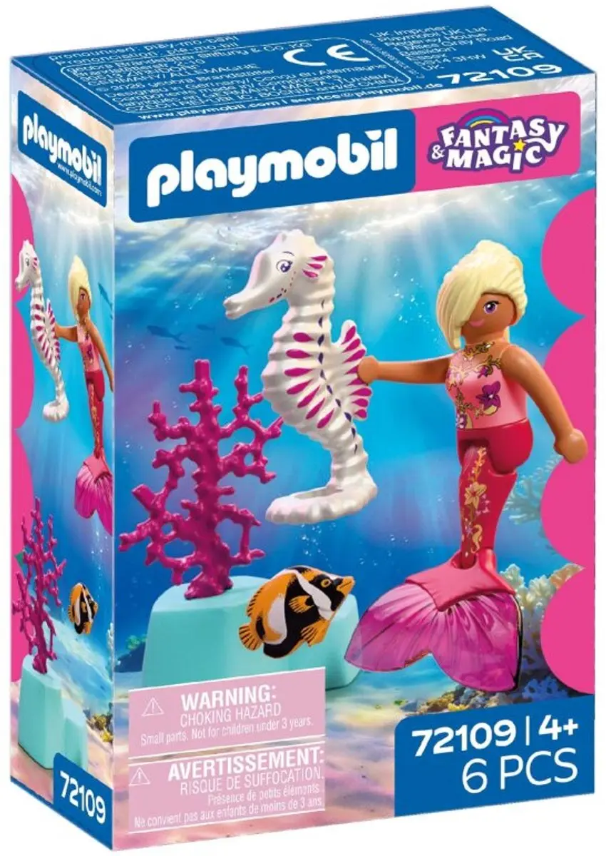 Playmobil Zeemeermin met Zeepaardje P-72109