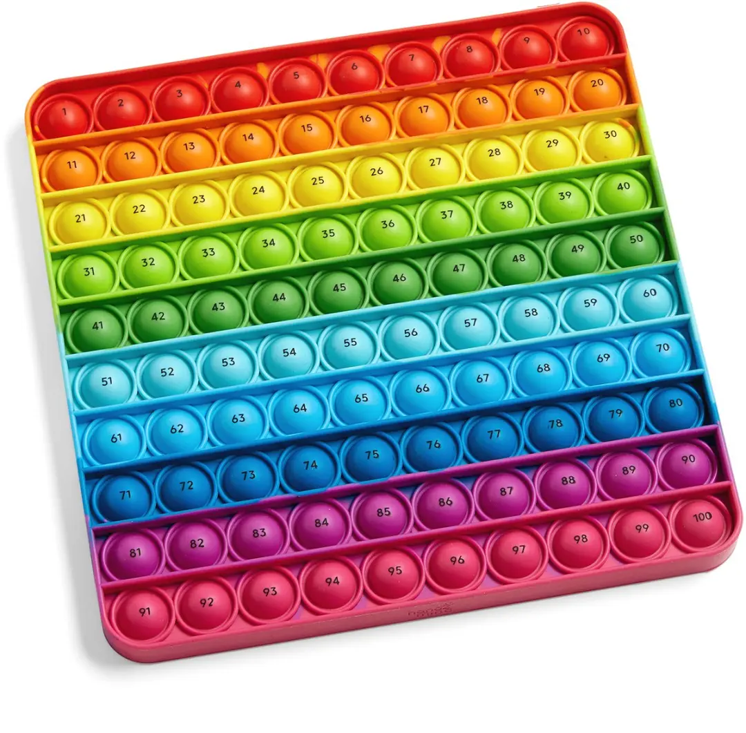 Learning Resources Hundred Board Sensory Bubble Popper 95789